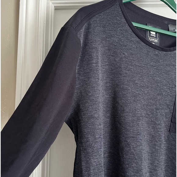 G-Star Long Sleeve Top Two Tone blue - Picture 4 of 5